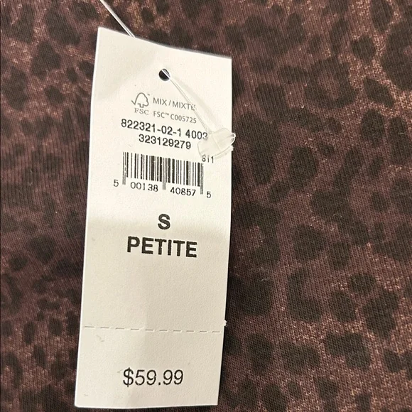 NWT GAP Factory Modern Midi | Leopard Brown| SP - Picture 12 of 12